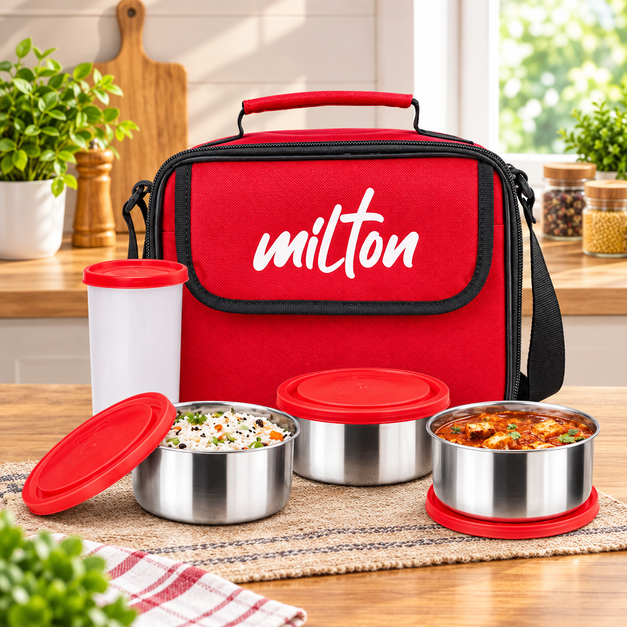 Milton Steel Combi Lunch Box